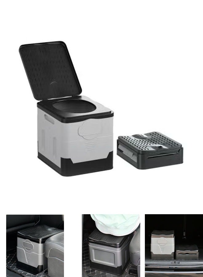 Bukela Portable Mobile Toilet Seat,Portable Potty Folding for Camping,home,Travel, Boat,Hiking,Long Trips - Image 1